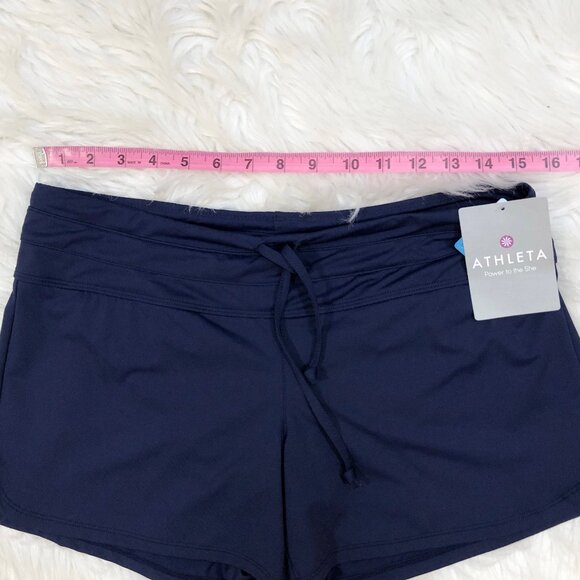 NWT! ATHLETA Fun in the Sun Swim Shorts 413982-16 in Dark Blue S - Picture 5 of 13